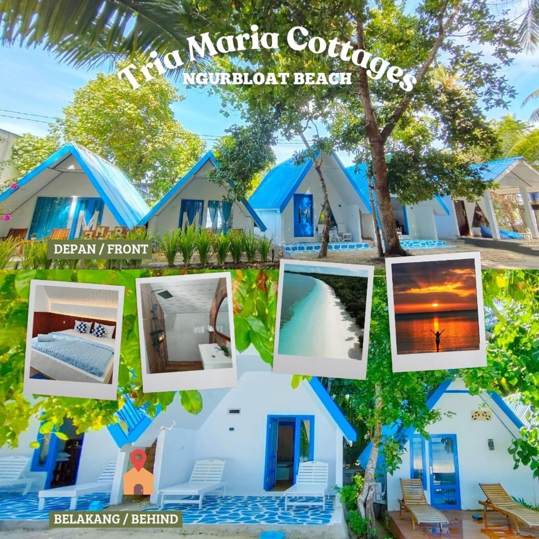 Tria Maria Cottage Ngurbloat Dış mekan fotoğraf
